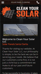 Mobile Screenshot of cleanyoursolar.com